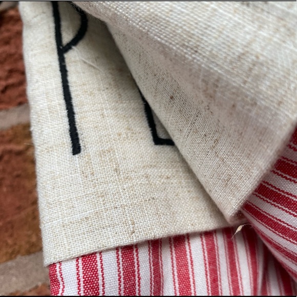 Rae Dunn JOY/LOVE/PEACE Embroidered Cotton Stockings Set - Picture 4 of 4